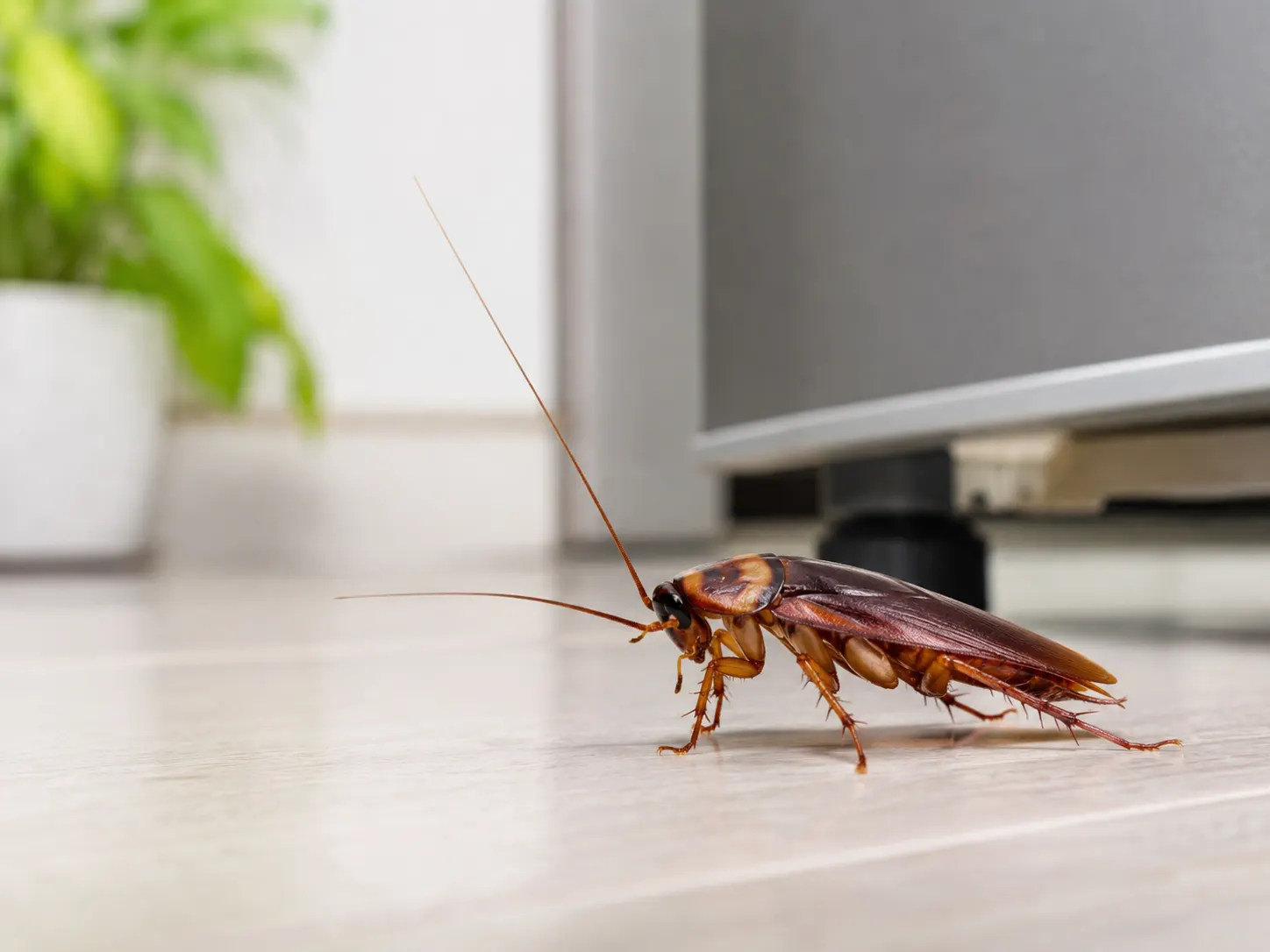 Close-up of a cockroach